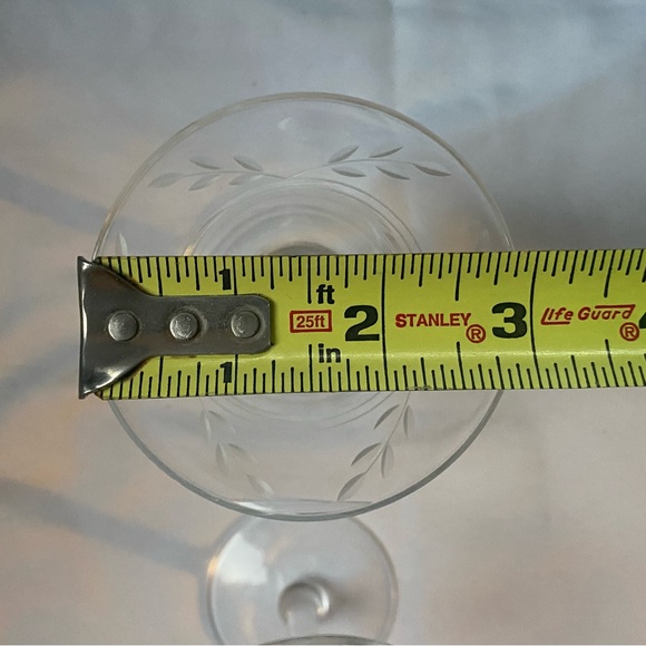 2 (two) Hanover Coronation collection etched and blown aperitif / liquor glasses - Picture 4 of 6